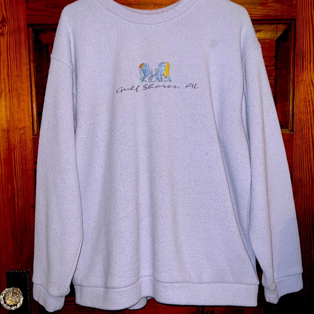 XL Purple Gulf Shores Sweatshirt